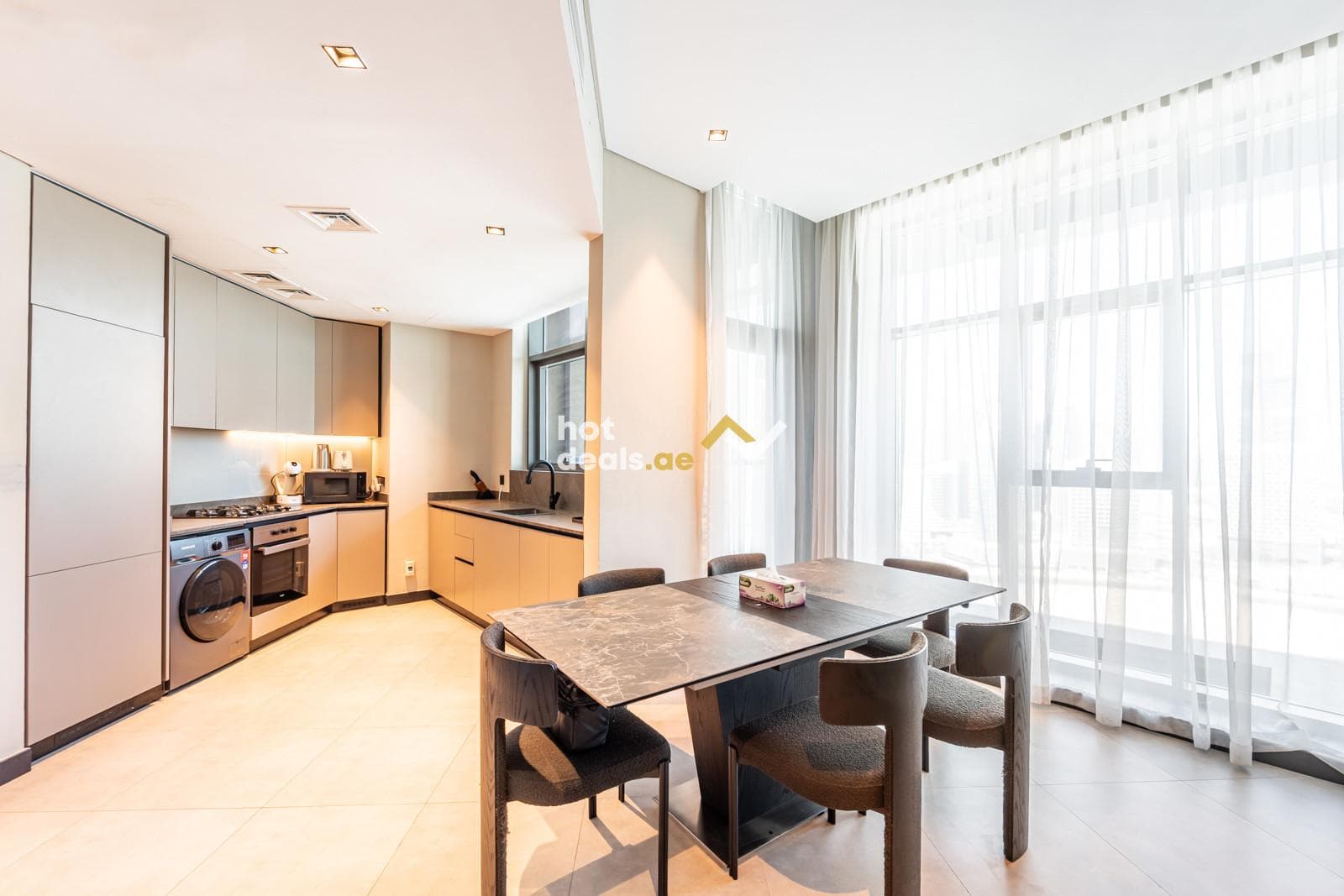 Burj Khalifa and Canal View | High Floor | Modern