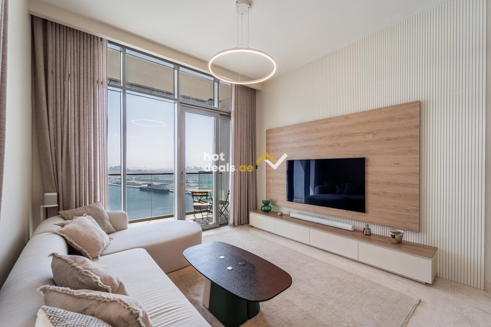 Luxury Furnished | Sea View | Upgraded 2BR + Maid