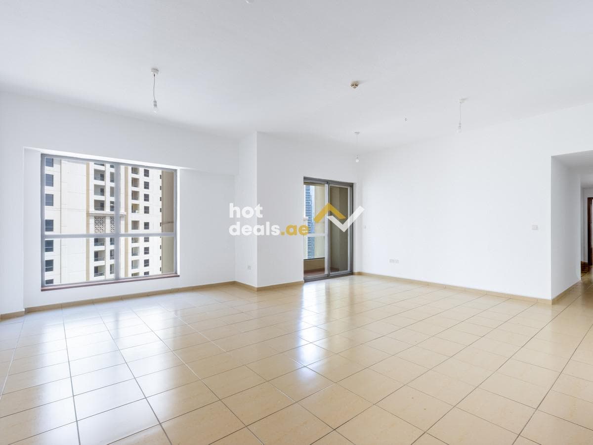 Sadaf | 3 bedroom + maids | Vacant| High floor