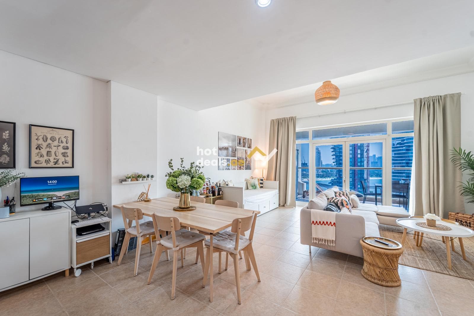 Partial Sea View | High Floor | Balcony |Furnished