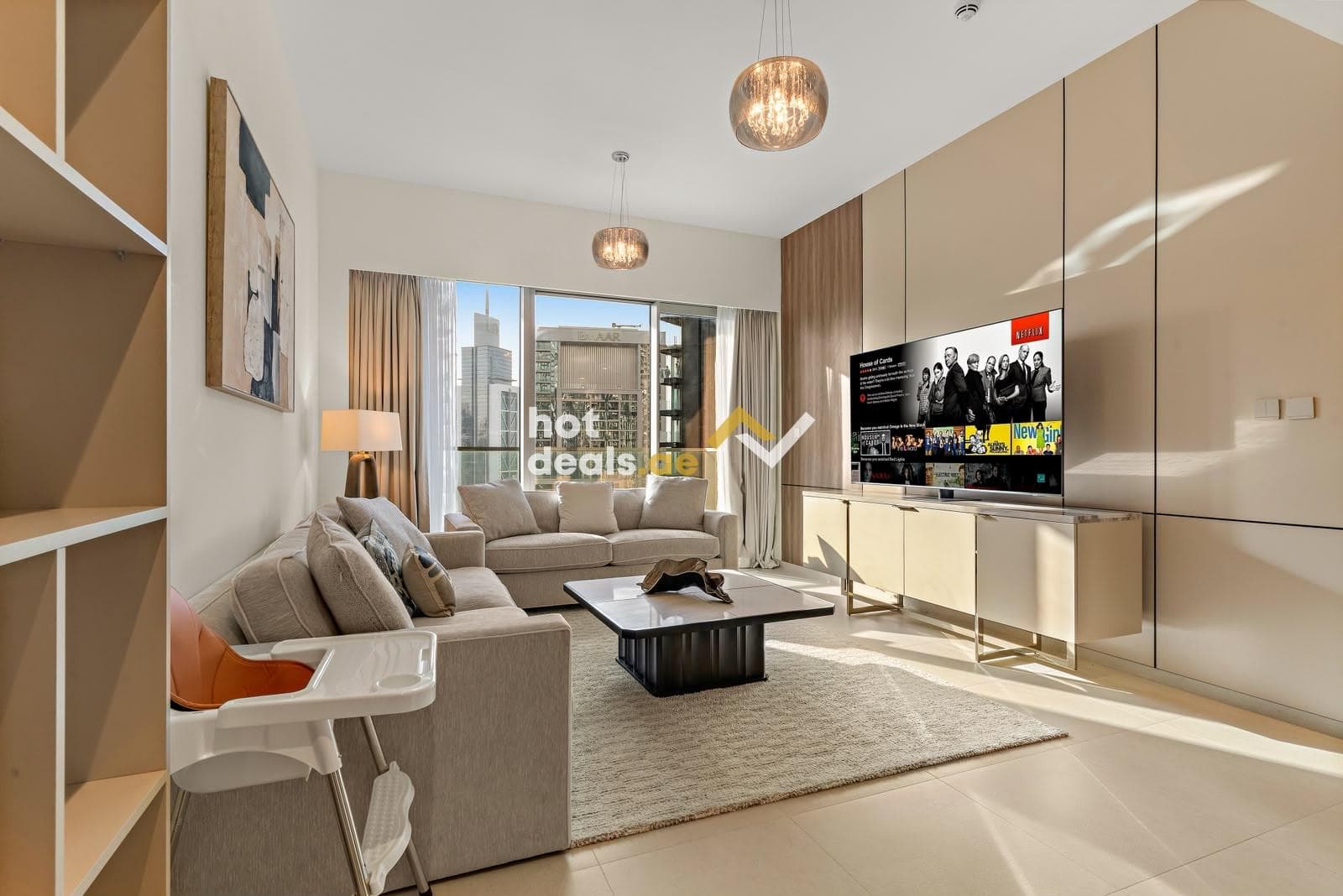 Upgraded|Furnished |High Floor |1-Bed Grande