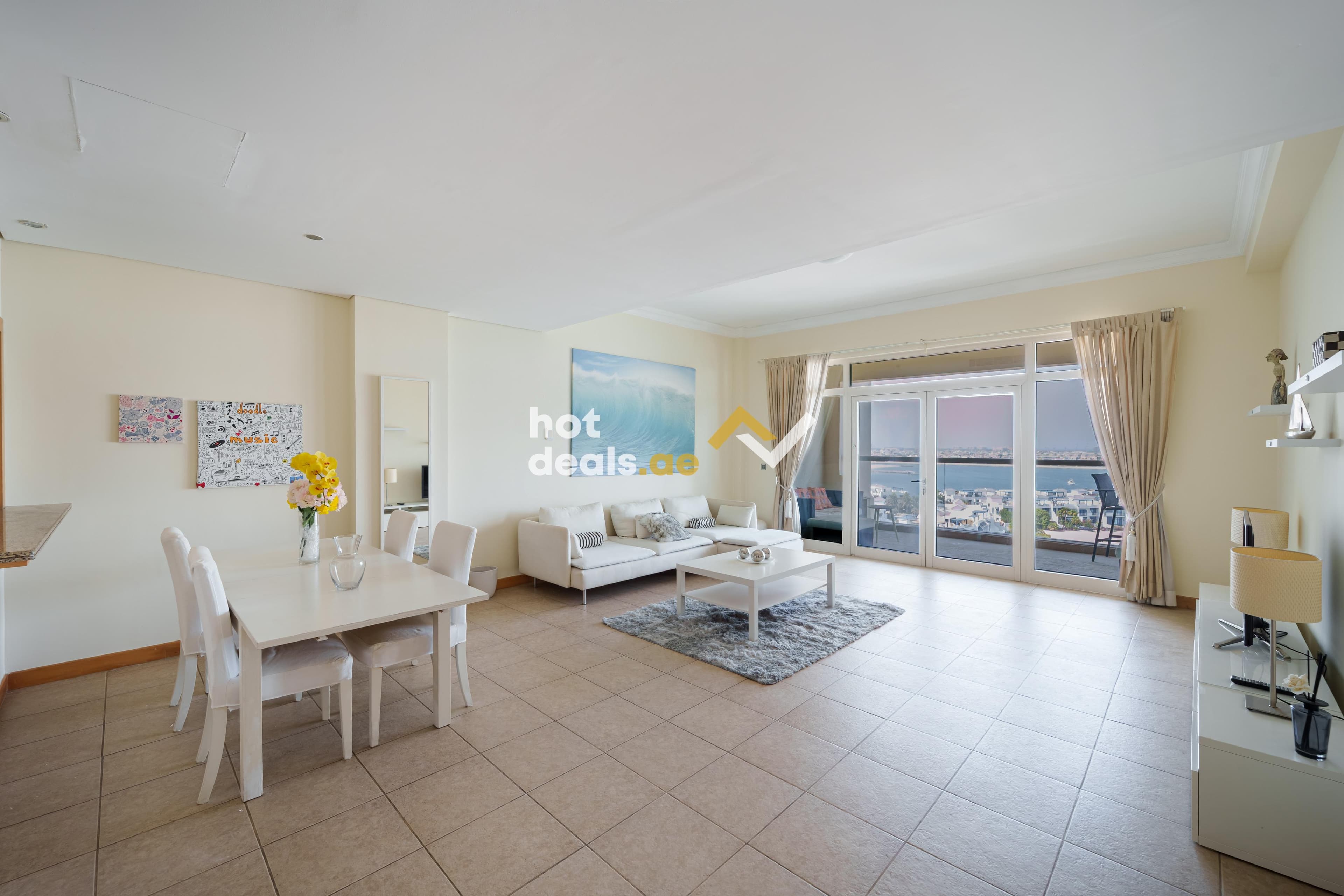 Panoramic Sea View | Furnished | Big Balcony