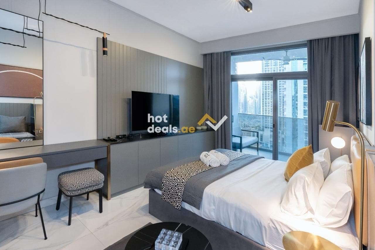 Furnished Luxurious Studio | Huge Balcony | Vacant