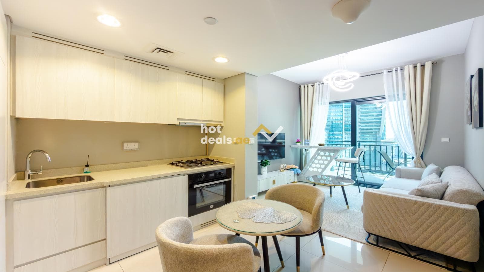 Fully Furnished | High Floor 1BR | Pool View